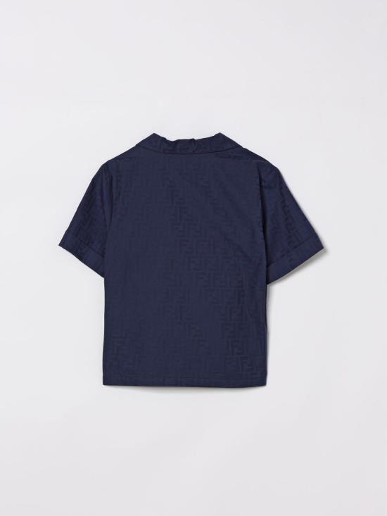 26SS [키즈] 펜디 셔츠 JMC202AS64 F1I11 Blue - FENDI