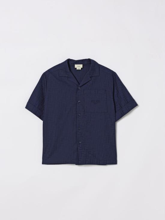 26SS [키즈] 펜디 셔츠 JMC202AS64 F1I11 Blue