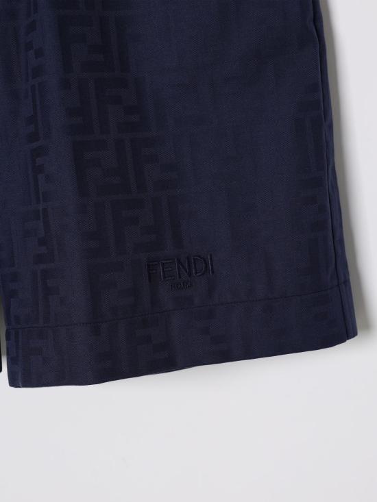 26SS [키즈] 펜디 쇼츠/버뮤다 JMF550AS64 F1I11 Blue - FENDI