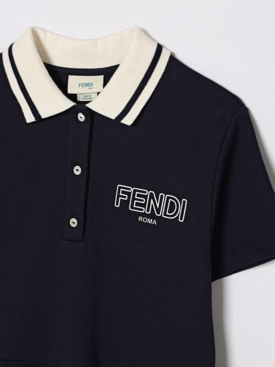 26SS [키즈] 펜디 원피스 JFB8195V0 F0QG0 Blue - FENDI