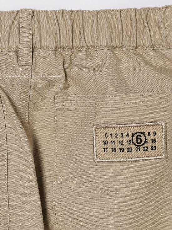 26SS [키즈] MM6 메종마르지엘라 트레이닝/조거 팬츠 M60958MM07D M6709 Beige - MM6 MAISON MARGIELA