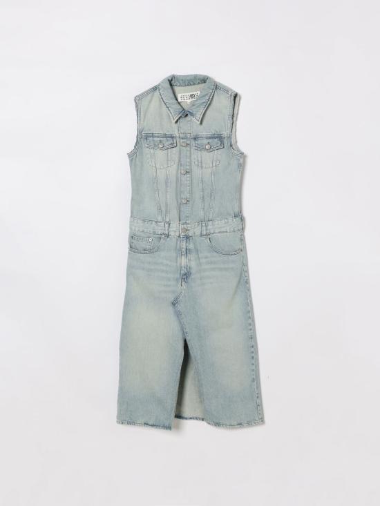 26SS [키즈] MM6 메종마르지엘라 원피스 M60940MM06Y M601 Blue