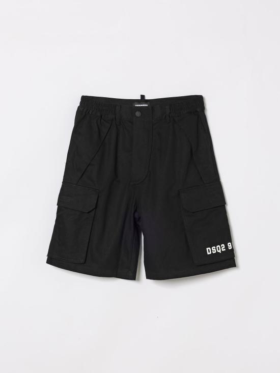 26SS [키즈] 디스퀘어드2 쇼츠/버뮤다 DQ3209D0AGK DQ900 Black