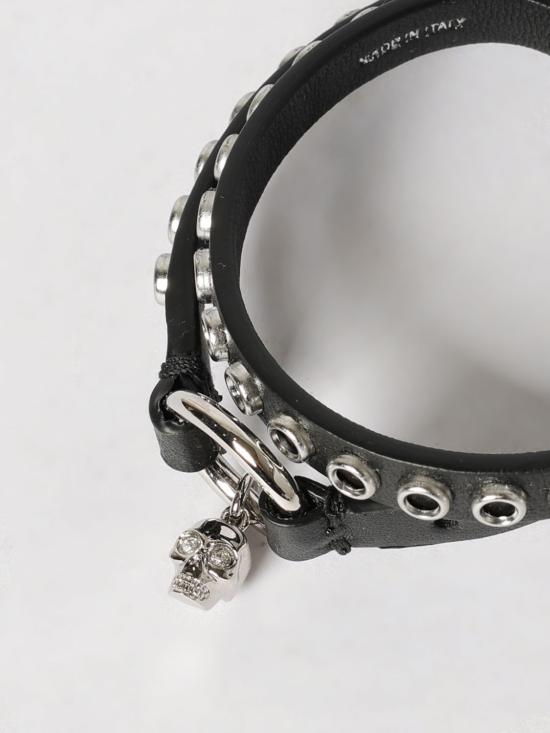 26SS 알렉산더 맥퀸 보석 8571481AAWI 1000 Black - ALEXANDER MCQUEEN