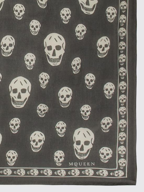 26SS 알렉산더 맥퀸 머플러/스카프 8078893052Q 1078 Black - ALEXANDER MCQUEEN