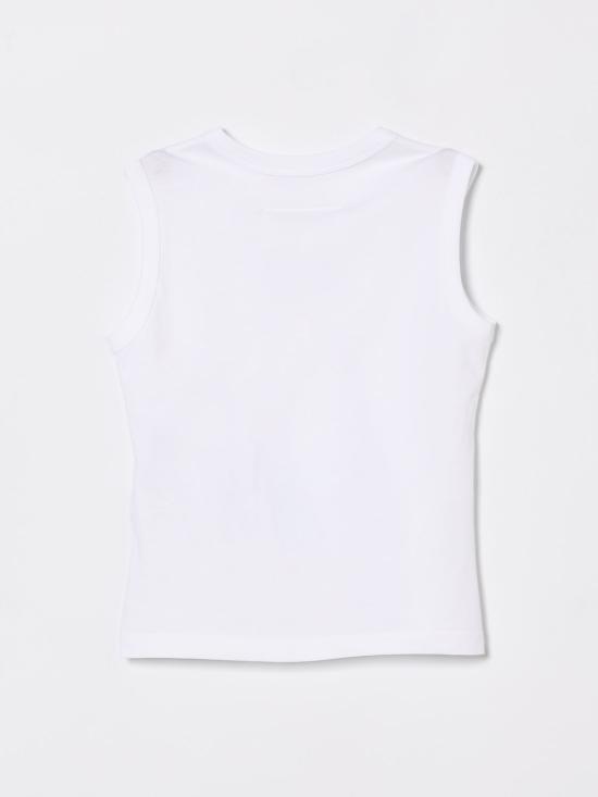 26SS [키즈] MM6 메종마르지엘라 티셔츠 M60575MM04I M6100 White - MM6 MAISON MARGIELA