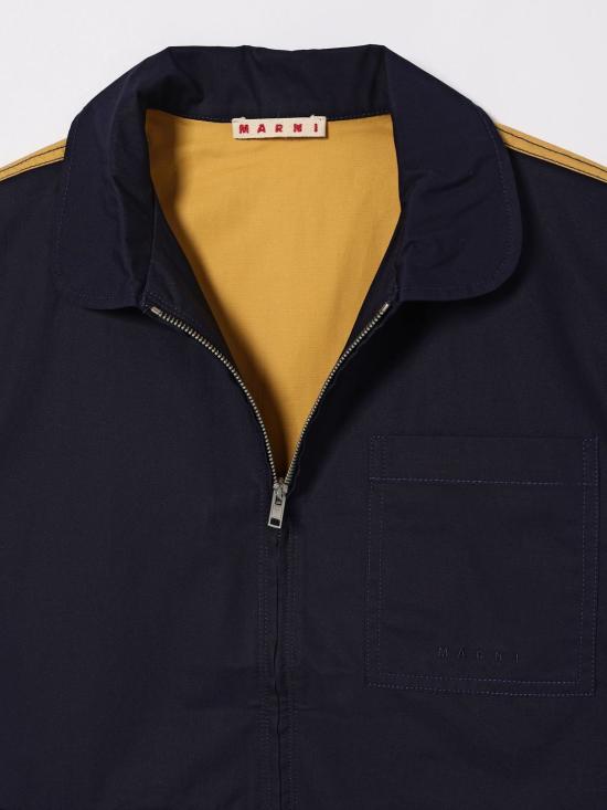 26SS [키즈] 마르니 캐주얼 자켓 M01702M00UV 0M860 Black - MARNI