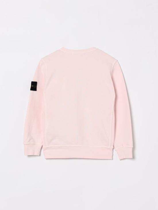 26SS [키즈] 스톤 아일랜드 풀오버 6100005S0040 V008D Baby Pink - STONE ISLAND
