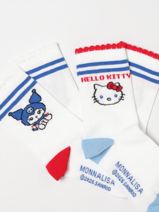 26SS [키즈] 모나리자 발목 양말 19G0257765 9944 White - MONNALISA