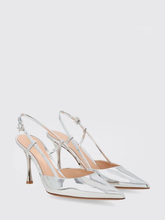 26SS 지안비토로시 힐/펌프스 G9533585LACMET ARGENTO Silver - GIANVITO ROSSI
