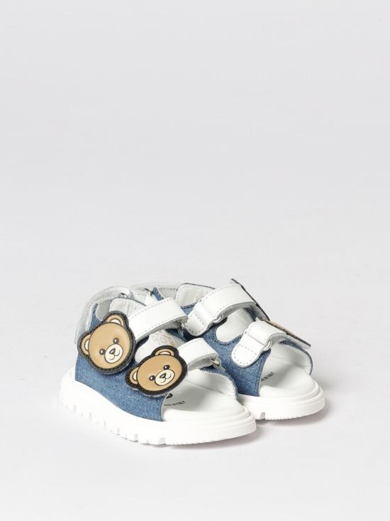 26SS [키즈] 모스키노 슈즈 82933 02 Blue - MOSCHINO