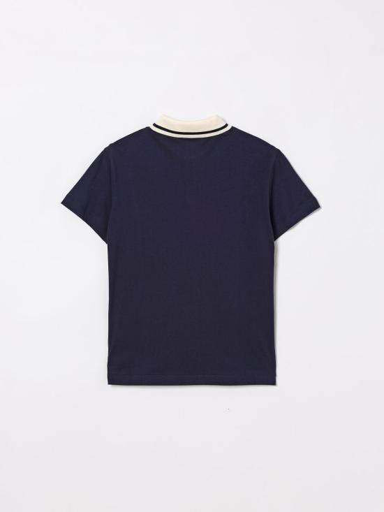 26SS [키즈] 펜디 폴로 셔츠 JMI4967AJ F0QG0 Blue - FENDI