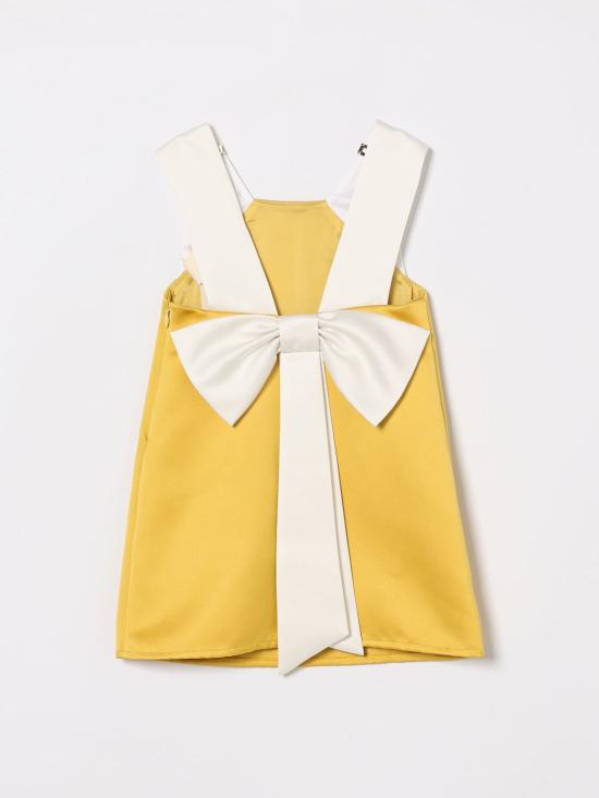26SS [키즈] 엘리자베타프랜치 원피스 EFAB6680RA016 2100 Yellow - ELISABETTA FRANCHI