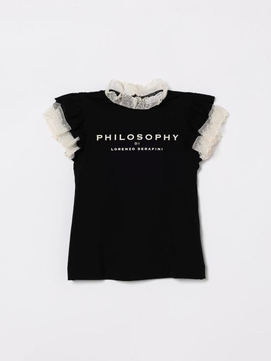 26SS [키즈] 필로소피 트레이닝 상의 I1G6007201 0050 Black