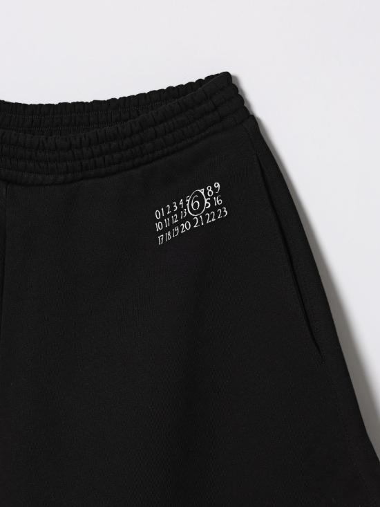 26SS [키즈] MM6 메종마르지엘라 쇼츠/버뮤다 M61005MM02X M6900 Black - MM6 MAISON MARGIELA