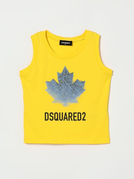 26SS [키즈] 디스퀘어드2 티셔츠 DQ3313D00XM DQ220 Yellow