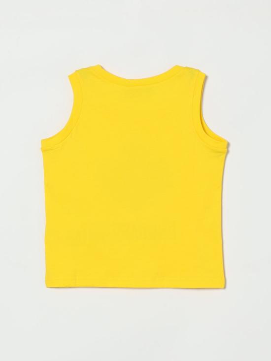 26SS [키즈] 디스퀘어드2 티셔츠 DQ3313D00XM DQ220 Yellow - DSQUARED2