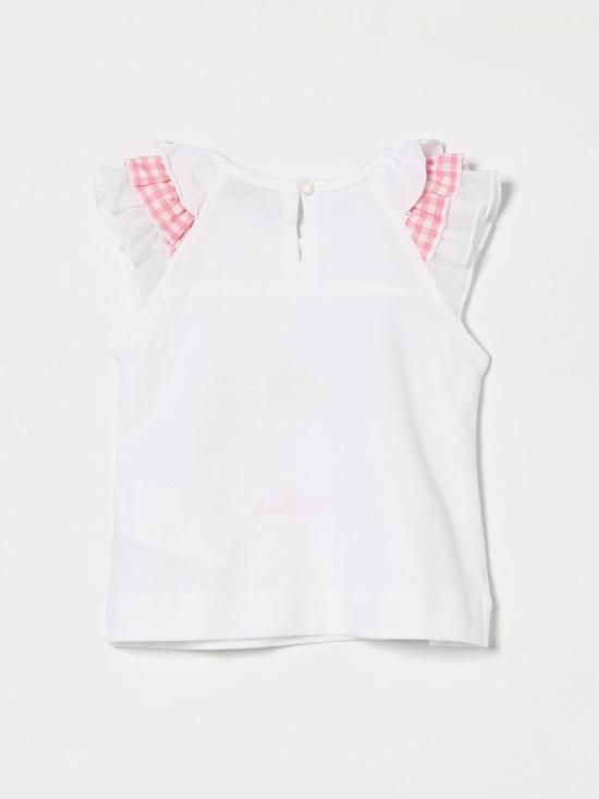 26SS [키즈] 모나리자 티셔츠 39G6057002 0099 White - MONNALISA