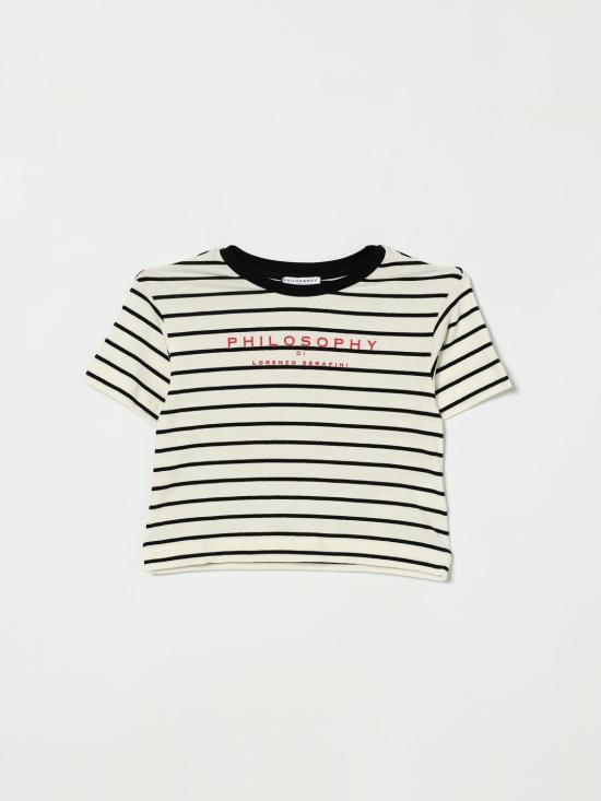 26SS [키즈] 필로소피 티셔츠 I1G6027215 0150 White