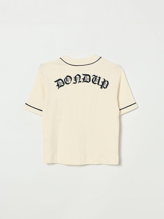 26SS [키즈] 돈답 셔츠 DMCA0540JE015 D196 Yellow Cream - DONDUP