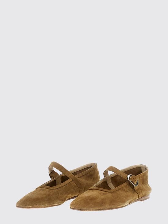 26SS 르 몽드 베릴 플랫 슈즈 BMJSUETAU TAUPE Brown - LE MONDE BERYL