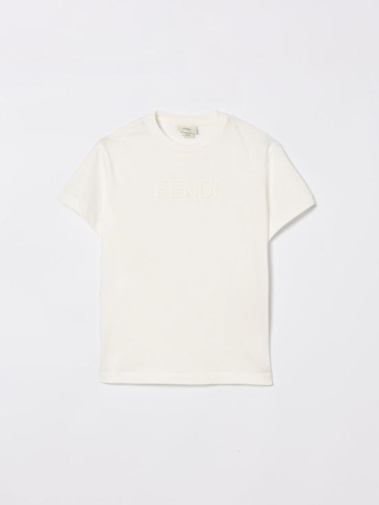 26SS [키즈] 펜디 티셔츠 JUI2027AJ F0TU9 White