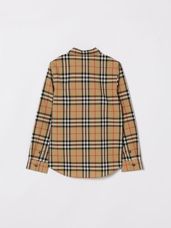 26SS [키즈] 버버리 셔츠 8117166 B9368 Beige - BURBERRY