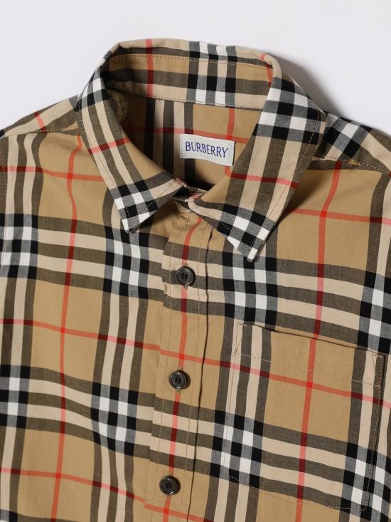 26SS [키즈] 버버리 셔츠 8117145 B9368 Beige - BURBERRY