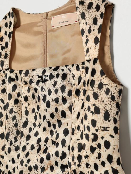 26SS [키즈] 엘리자베타프랜치 원피스 EFAB6720RAE02 D464 Beige - ELISABETTA FRANCHI