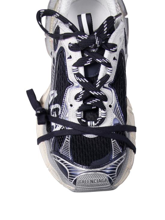 26SS 발렌시아가 3xl 스플릿 로고 스니커즈 840090 W3XSG 9161 EGGSHELL RED NAVY - BALENCIAGA