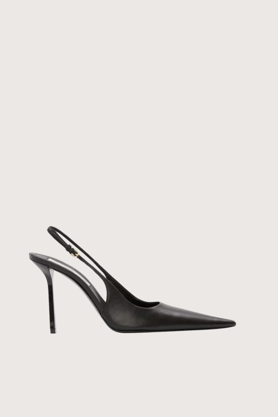  빅토리아 베컴 힐/펌프스 빅토리아 100mm 슬링백 힐 블랙