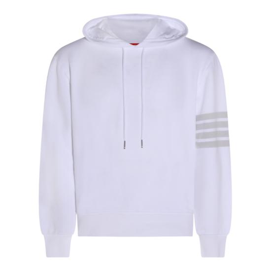 26SS 톰브라운 솔리드 루프백 4바 후디 MJT556AJ0007100 White