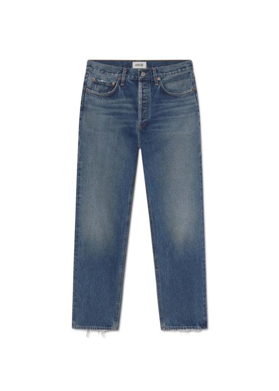  에이골디 데님 팬츠 아골드 롬니 진 미드라이즈 빈티지 스트레이트 진 - AGOLDE