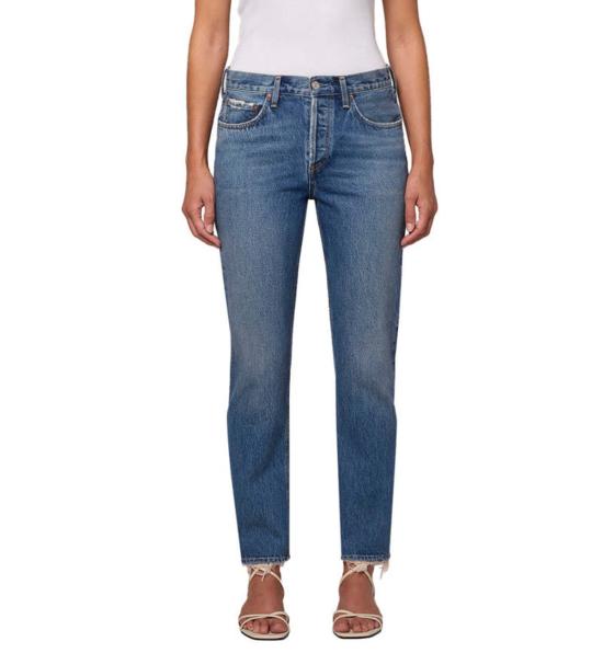  에이골디 데님 팬츠 아골드 롬니 진 미드라이즈 빈티지 스트레이트 진