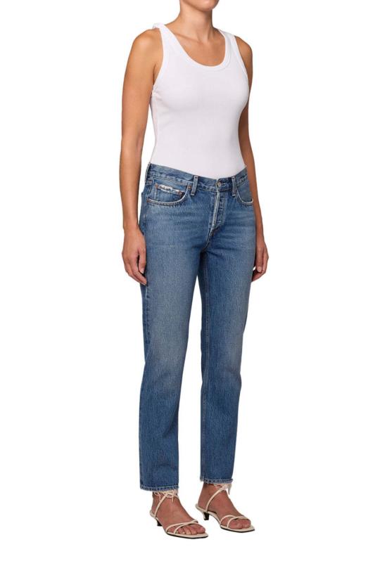  에이골디 데님 팬츠 아골드 롬니 진 미드라이즈 빈티지 스트레이트 진 - AGOLDE