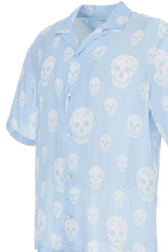 26SS 알렉산더 맥퀸 셔츠 847304QRACU4602 Blue - ALEXANDER MCQUEEN