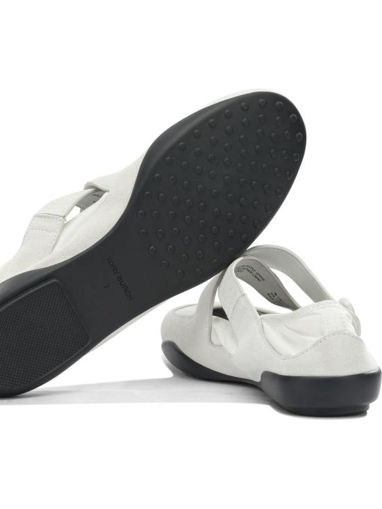 26SS 토리버치 플랫 슈즈 178301108 White - TORY BURCH