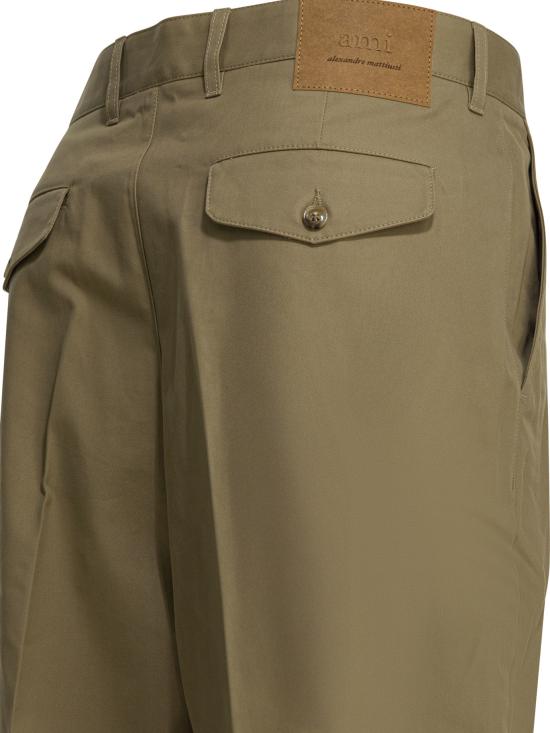 26SS 아미 코튼 캐롯 오버사이즈 트라우저 HTR121 CO0132A036 Beige - AMI