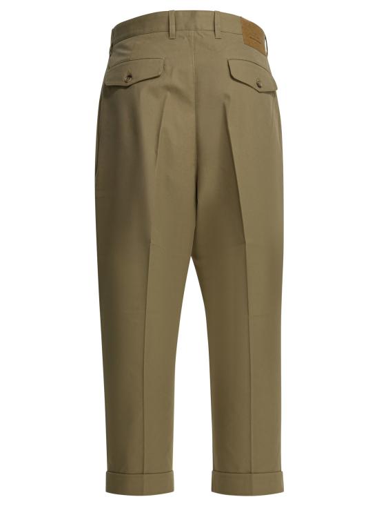 26SS 아미 코튼 캐롯 오버사이즈 트라우저 HTR121 CO0132A036 Beige - AMI