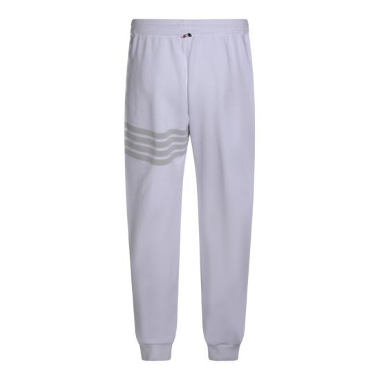 26SS 톰브라운 솔리드 루프백 오버다이 4바 스웨트팬츠 MJQ243AJ0007100 White - THOM BROWNE