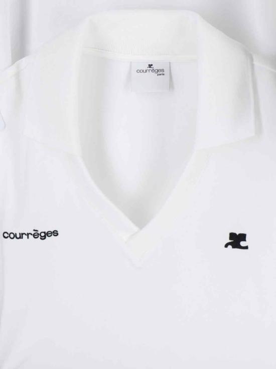 26SS 쿠레쥬 스포츠 폴로 롱 드레스 126JRO807JS01950098 White - COURREGES