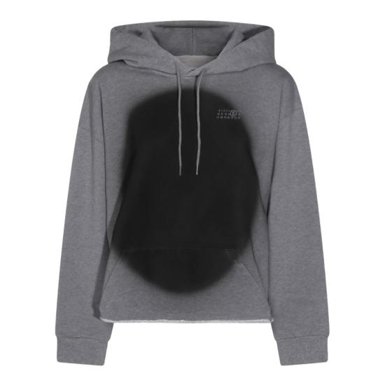 26SS MM6 메종마르지엘라 후드 티셔츠 S52GU0252S25337853M Grey