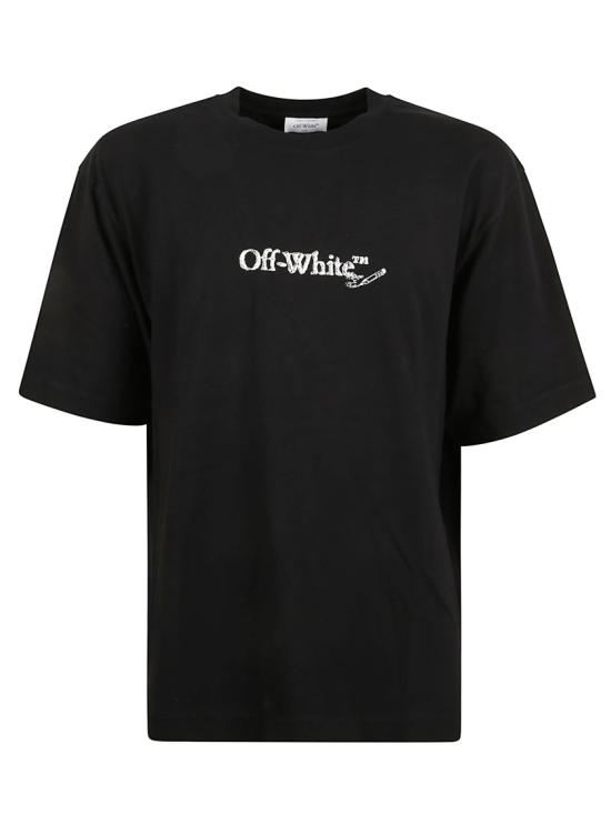 25FW 오프화이트 반팔 티셔츠 OMAA120F25JER00C1001 Black