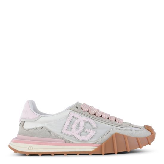 26SS 돌체앤가바나 DG 애슬레틱 패브릭 스니커즈 CK2384AZ6818S160 White