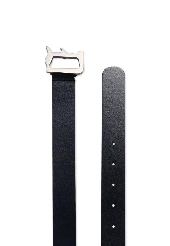 26SS [키즈] 돈답 가죽 벨트 DMAV002 C PE020 4006 BLUE - DONDUP