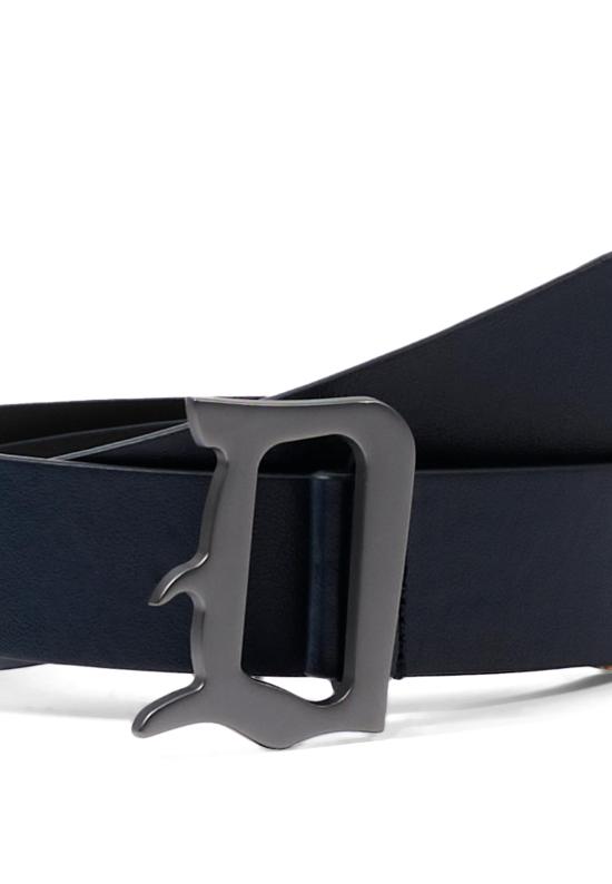 26SS [키즈] 돈답 가죽 벨트 DMAV002 C PE020 4006 BLUE - DONDUP