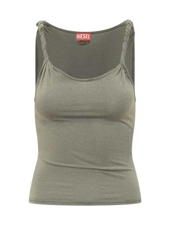 26SS 디젤 반팔 티셔츠 A218700EPCJ 5GDA ARGENTO