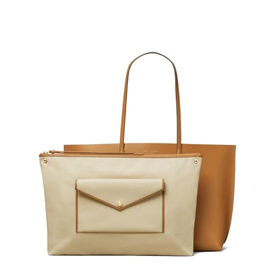 26SS 토리버치 페리 스몰 토트백 177252 200 AUTUMN BROWN - TORY BURCH