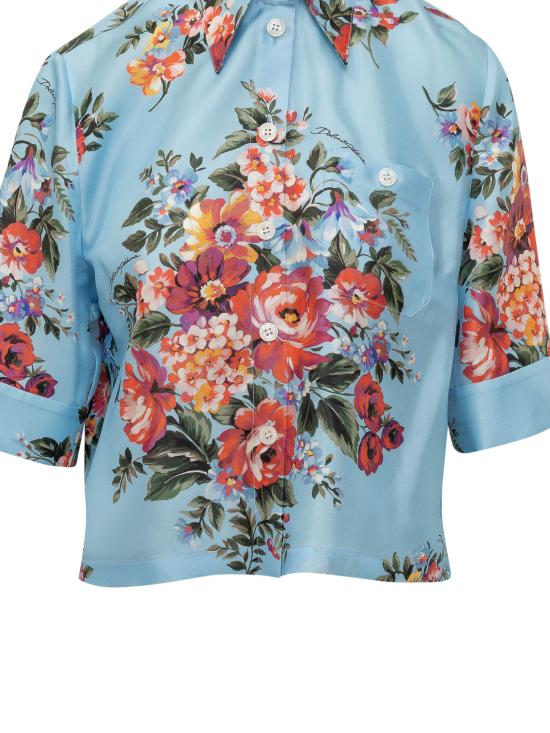 26SS 돌체앤가바나 셔츠 F5T50TIS11I HC5ZO MAZZ FIORI F CELESTE - DOLCE & GABBANA