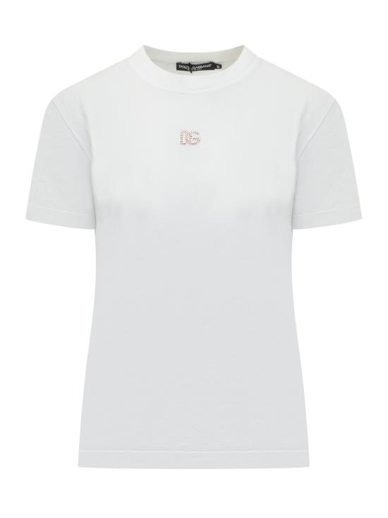 26SS 돌체앤가바나 반팔 티셔츠 F8V42ZGDDL7 W0800 BIANCO OTTICO